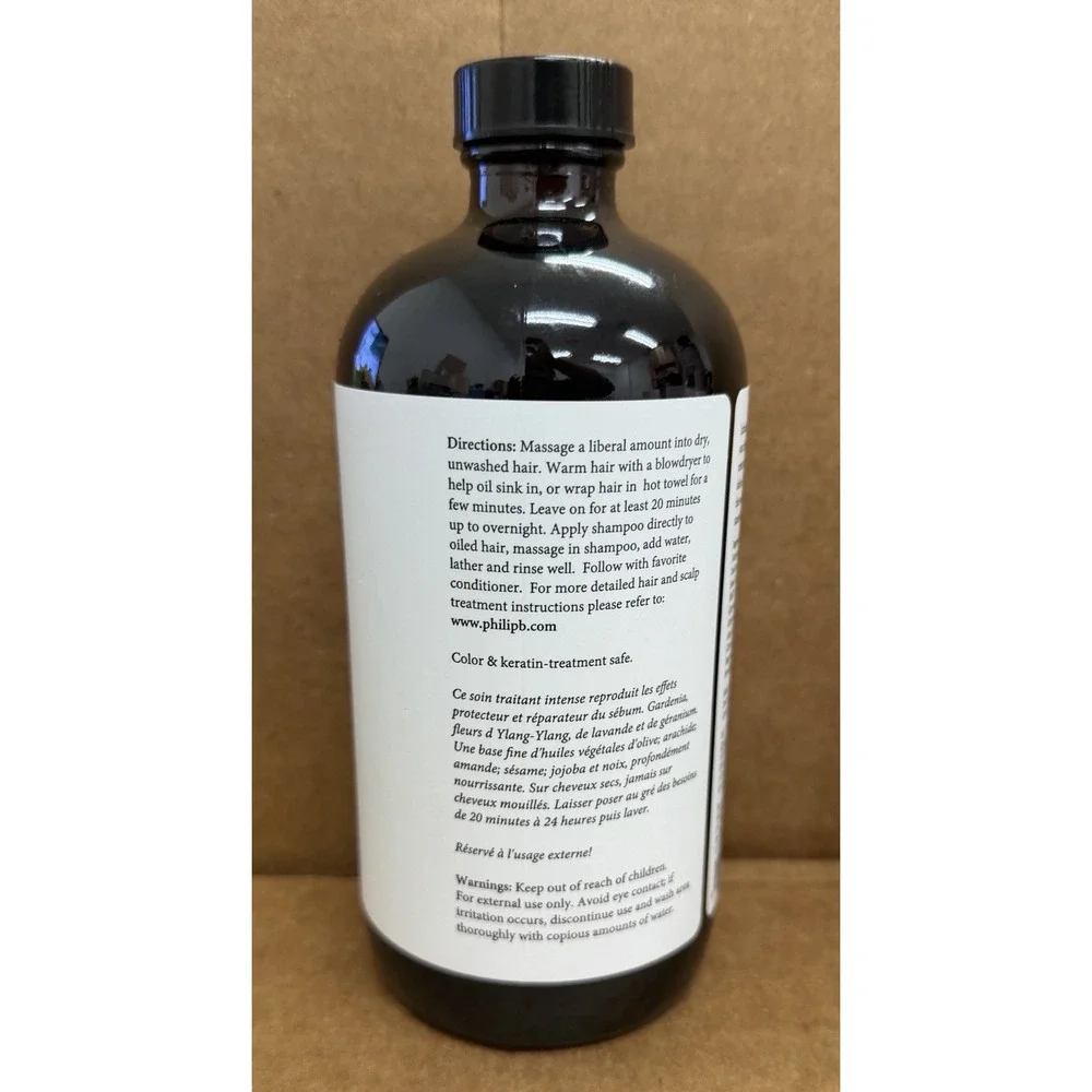 PHILIP B REJUVENATING OIL MOISTURE+REPAIR ALL HAIR TYPES 480ML